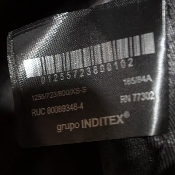 NEW Zara | Oversized Wool Scarf Blazer in Black - Picture 11 of 16